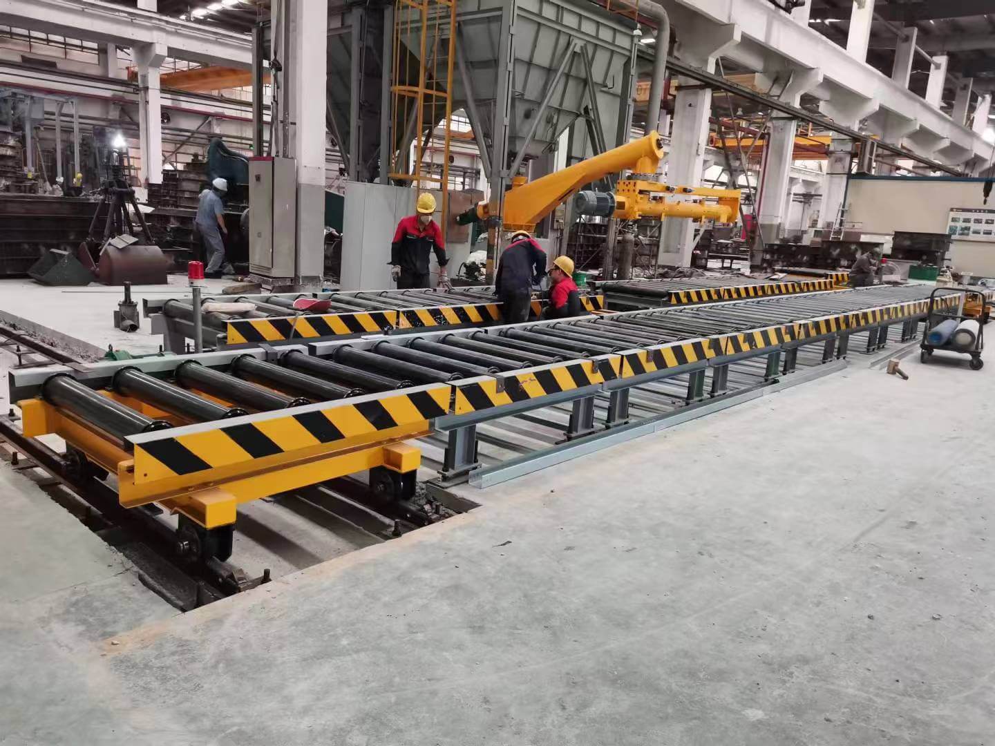 自动造型线安装现场